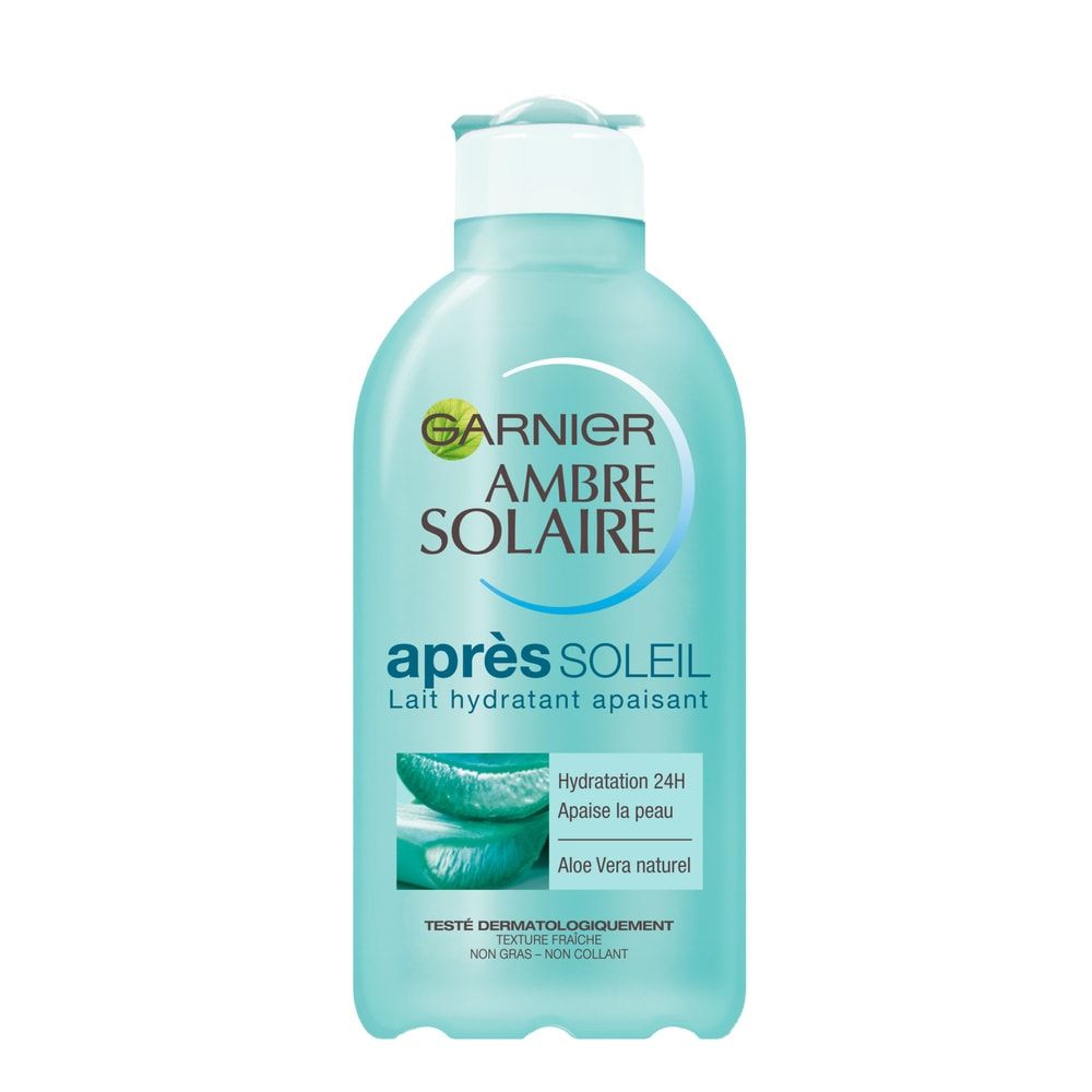 Ambre Solaire Après Soleil Garnier Lait Hydratant Après Soleil À 'aloe Vera