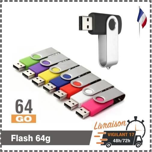 Clé USB à mémoire flash USB Jaune - vue 2