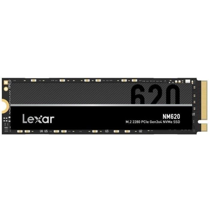 Lexar NM620 - SSD - 2 To - interne - M.2 2280 - PCIe 3.0 x4 (NVMe) Lexar NM620 - SSD - 2 To - interne - M.2 2280 - PCIe 3.0 x4 (NVMe)
