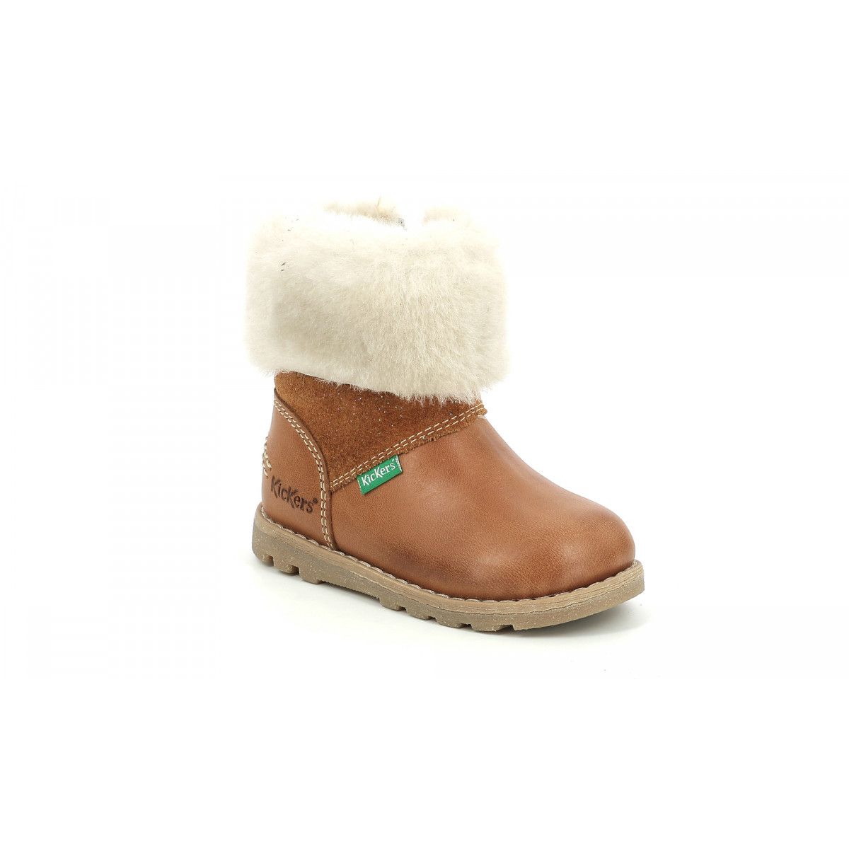 Bottines Kickers Nonofur Camel - 27