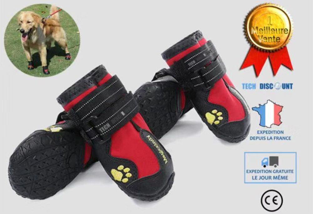 Comparer les prix de Confo® Chaussures Chien Imperméable Sport Xl Grande Taille Protection Chausson Étanche Neige Randonnée Antidérapante Traineau Course