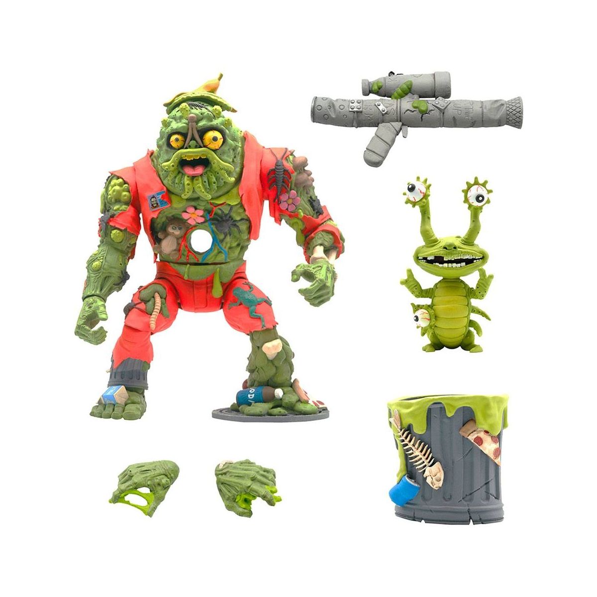 Les Tortues Ninja - Figurines Ultimates Muckman & Joe Eyeball 18 Cm