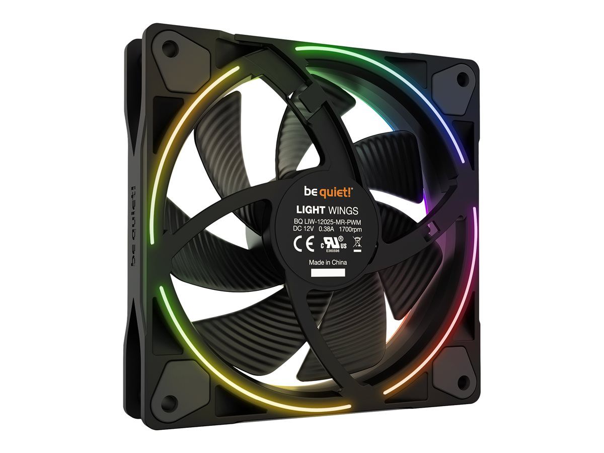 be quiet! Wings 120 mm PWM ARGB Triple Pack - vue 3