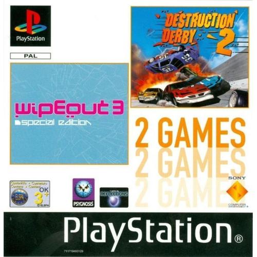 Duo Wipeout Spe. Ed / Destru. Derby 2 Psone
