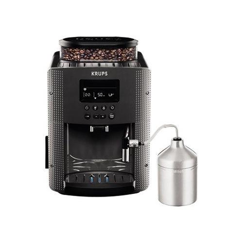 Expresso Avec Broyeur Krups Yy4539Fd Essential 1450 W Gris Avec Mousseur Et 2 Paquets Café Starbucks