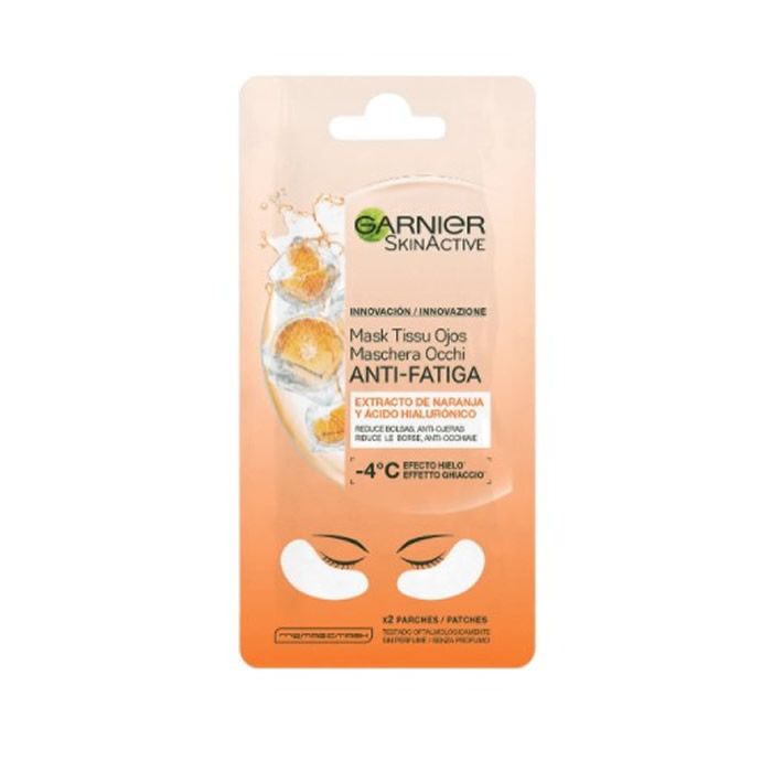 SkinActive Mask Tissu Anti Fatiga Garnier Contour des yeux 2 pcs