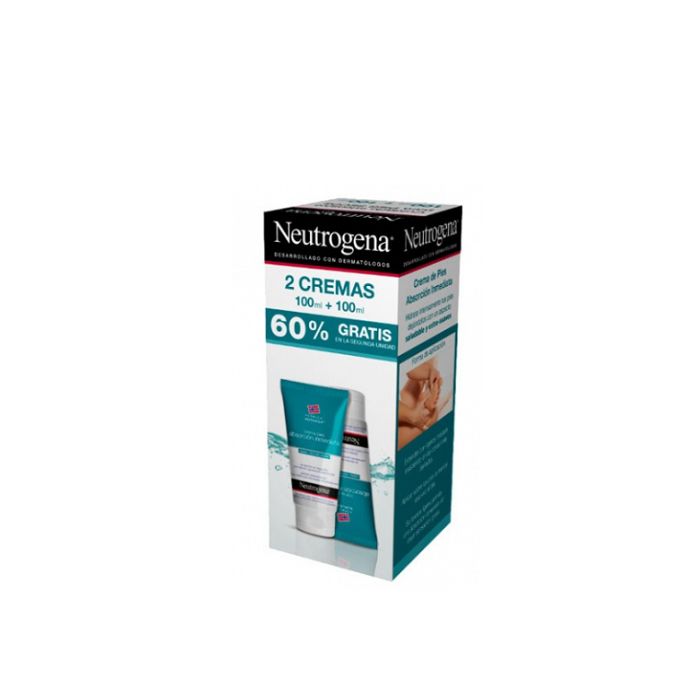 Neutrogena Cr Pies Rapida Absor 2x100ml