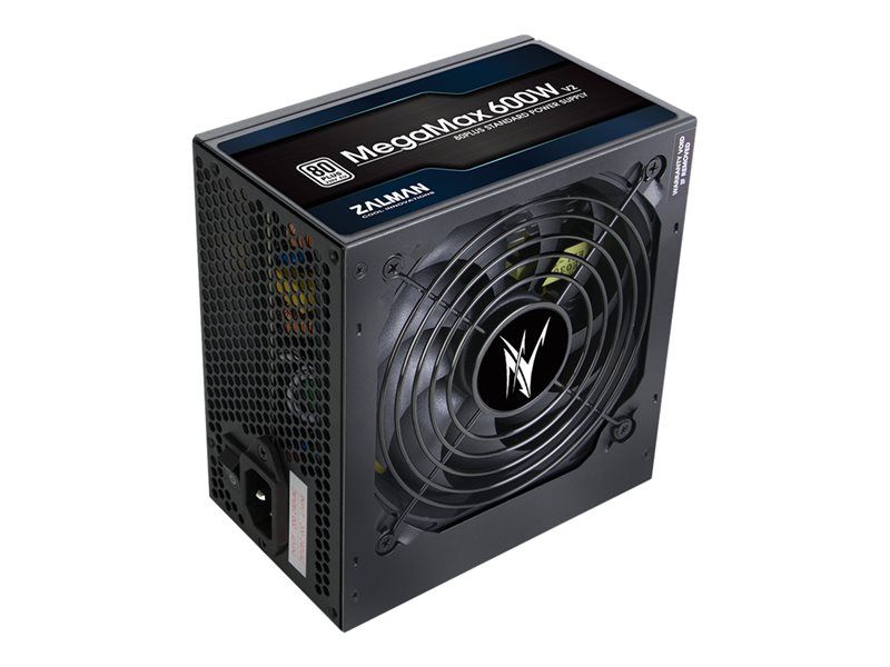 Alimentation PC ZALMAN MegaMax V2 80Plus ZM600 TXIIV2 Neuf - vue 3