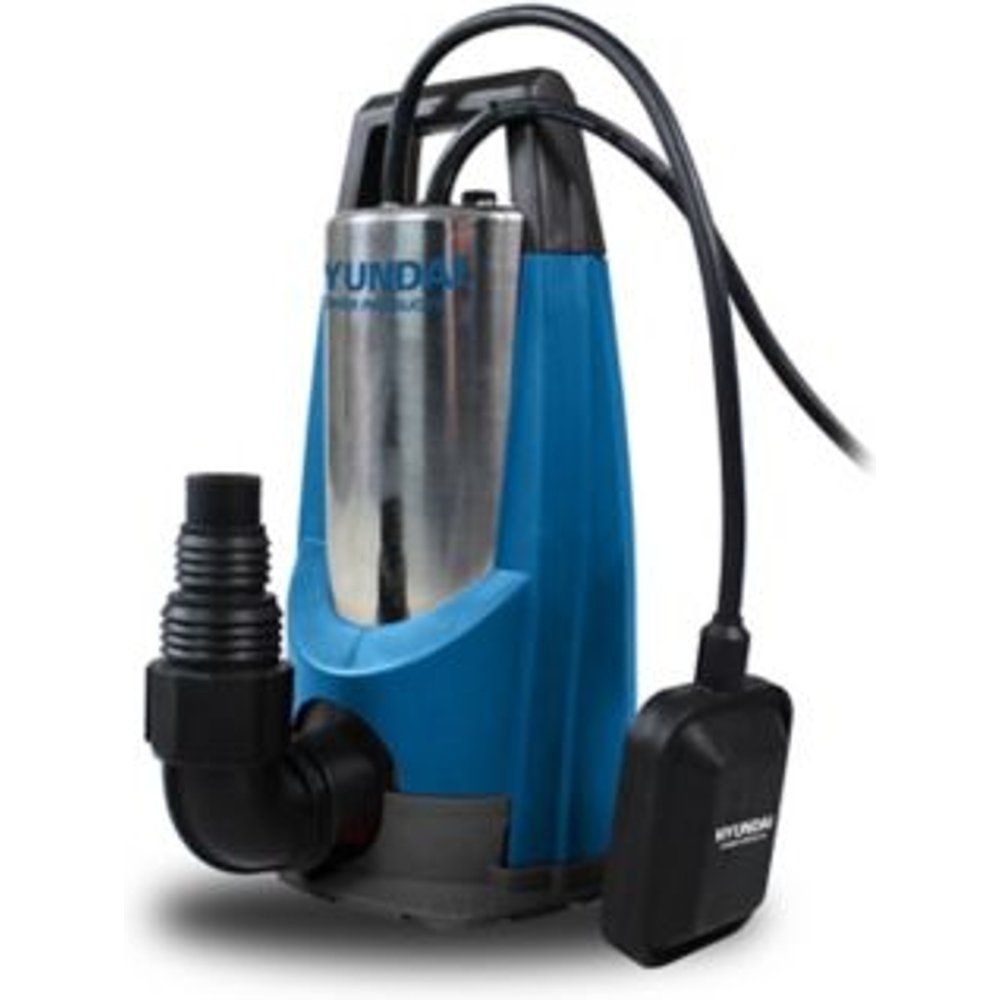 Pompe évacuation 2 en 1 eaux claires et eaux chargées Hyundai - vue 2