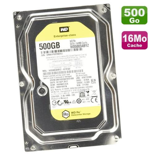 Disque Dur 500Go Sata 3.5" Wd Re Entreprise-Class Wd5003Abyz-011Fa0 64Mo