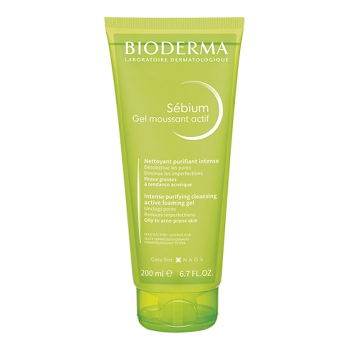 Bioderma sébium gel moussant actif nettoyant purifiant 200ml - vue 3