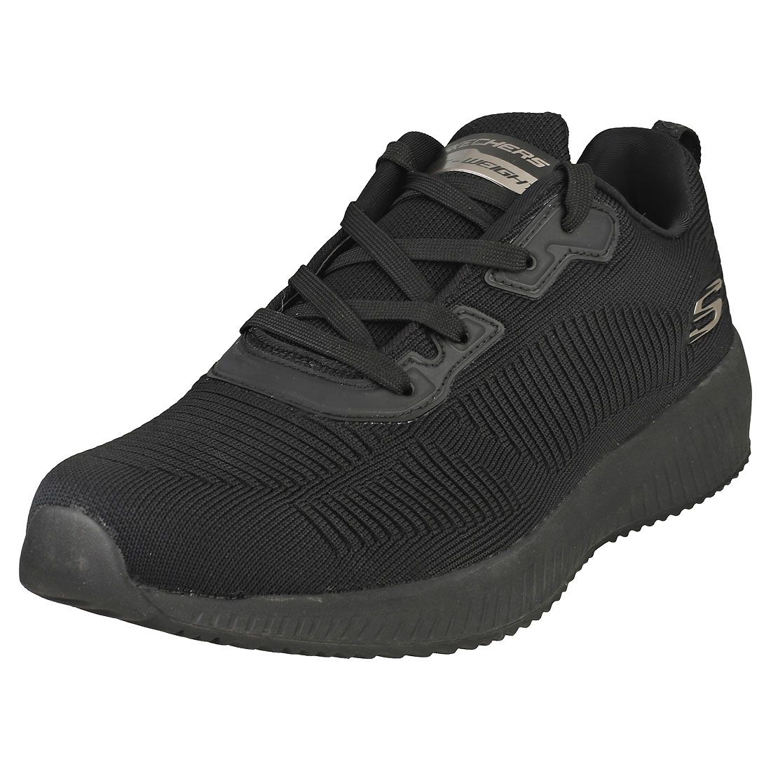 Skechers Squad Homme Baskets Décontracté Noir - 45