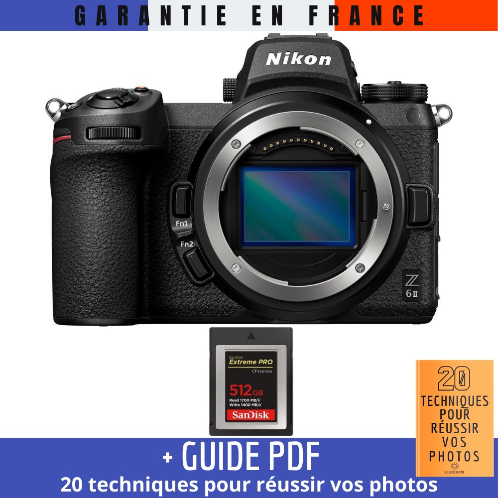 Nikon Z6 II Nu + 1 SanDisk Extreme PRO CFexpress Type B + Guide PDF 20 TECHNIQUES POUR RÉUSSIR VOS PHOTOS - vue 4