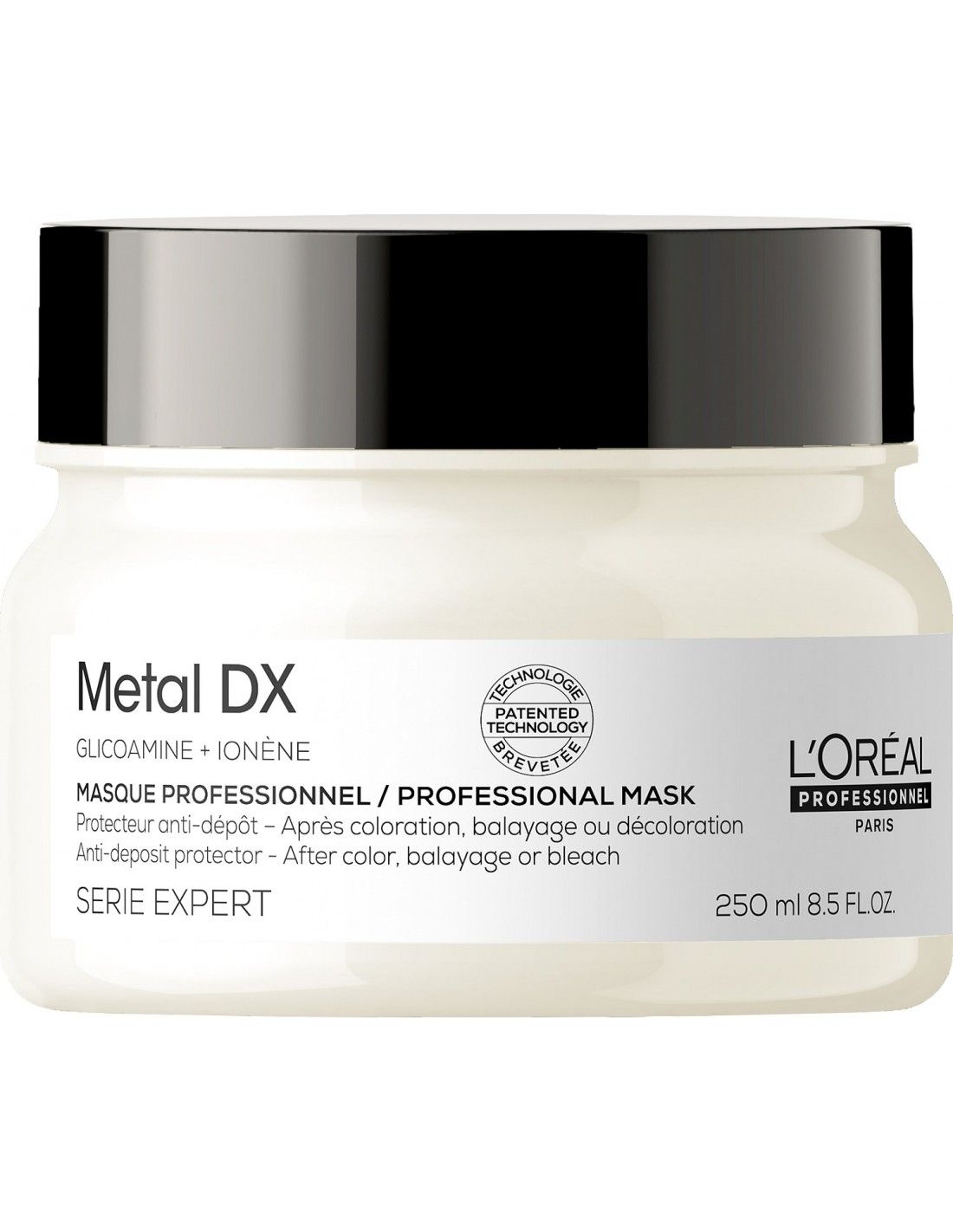 ’Oréal Professionnel Masque Anti Casse Cheveux Abîmés & Cassants Colorés ou Naturels Renforce & Hydrate la Fibre Couleur Longue Durée Metal Detox Série Expert 250ml - vue 6