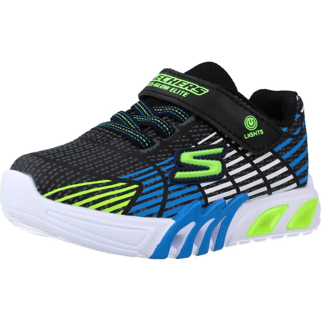 Baskets basses enfant Skechers FLEX GLOW ELITE - vue 7