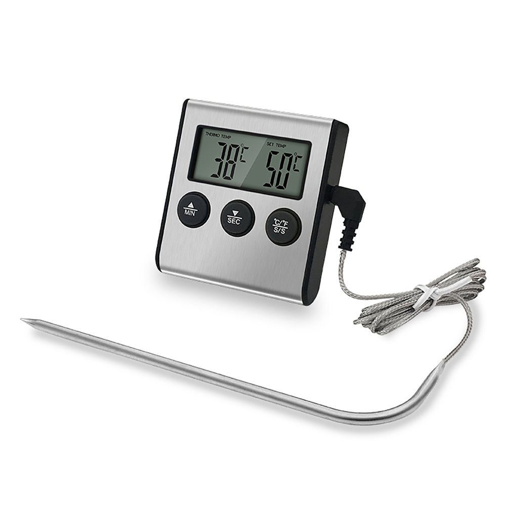 Thermomètre numérique LCD pour la viande, pour la cuisine, mesure de la température des aliments, mesure de la température de la viande, BBQ