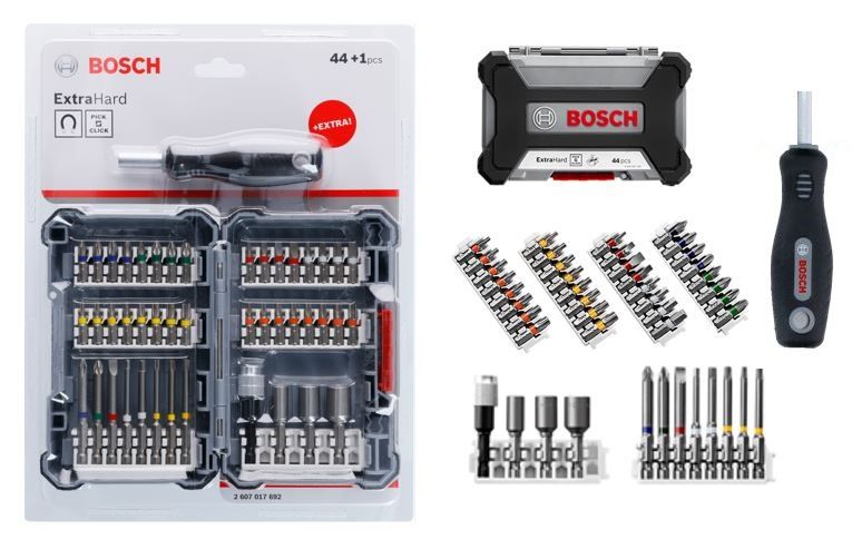 Coffret vissage Promo BOSCH 44 pi?ces + tournevis - 2607017693