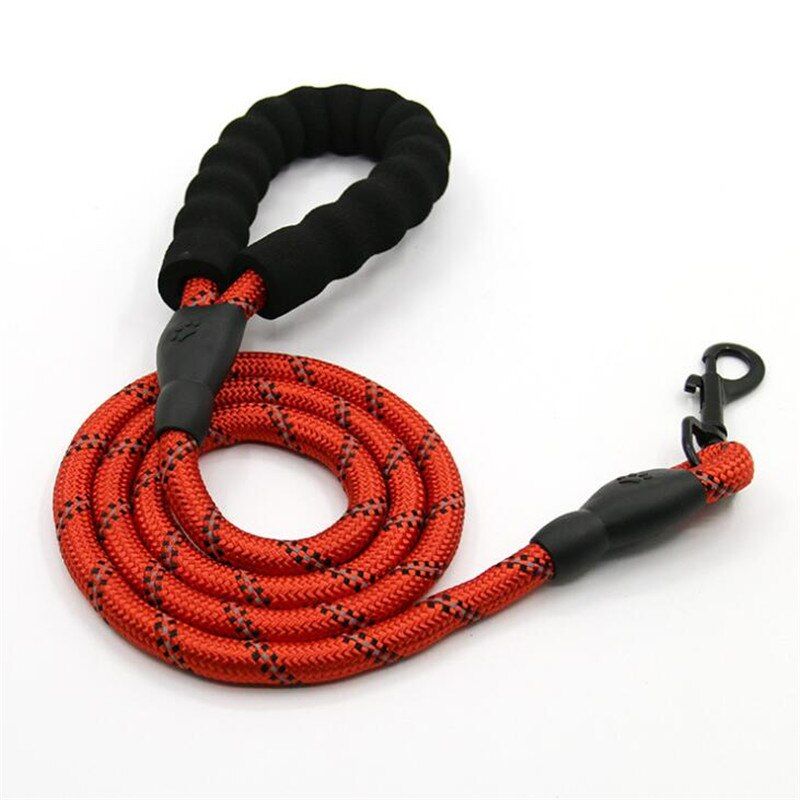 Laisse Lumineuse Pour Chien Et Animal De Compagnie, Haute Qualité, 1.5m, Boucle De Sécurité En Nylon 01 - Rouge - Cwxl0430b06641
