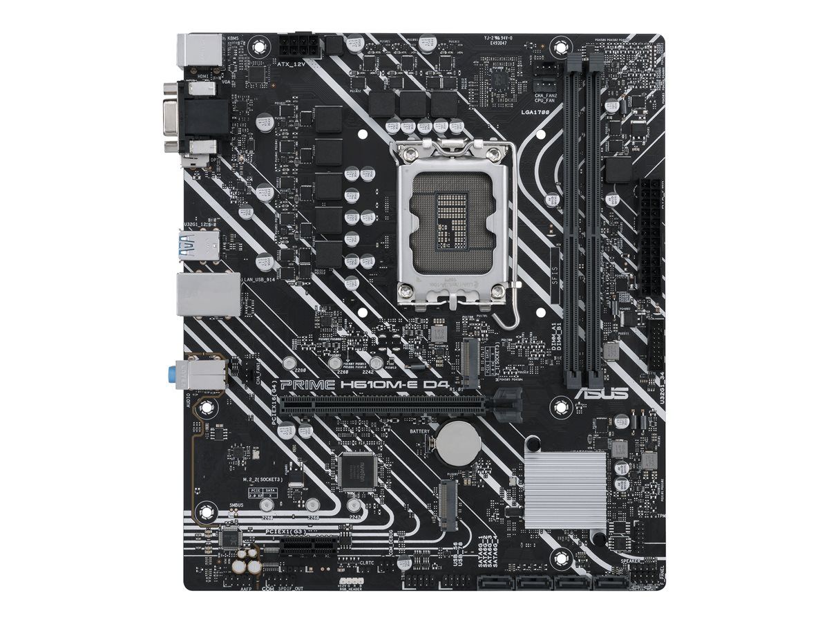 ASUS PRIME H610M E D4 Intel H610 LGA 1700 micro ATX Neuf - vue 4