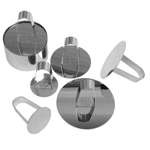 Poussoir pour cercle à mousse D : 10 cm inox - vue 2