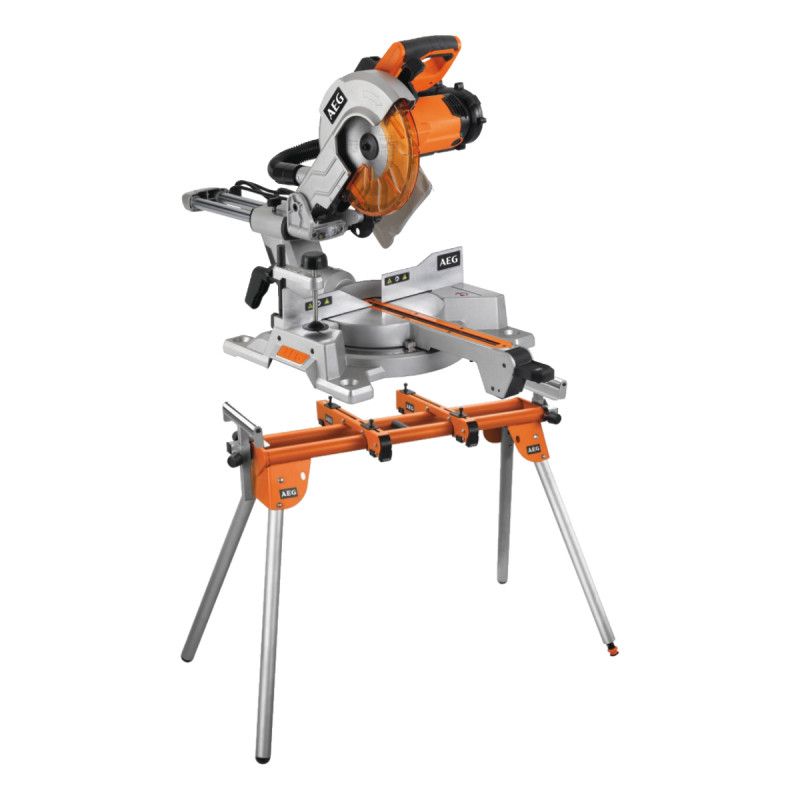 Pack Scie à onglet électrique AEG 254mm PS254 Support universel AEG pour scie radiale PSU1000