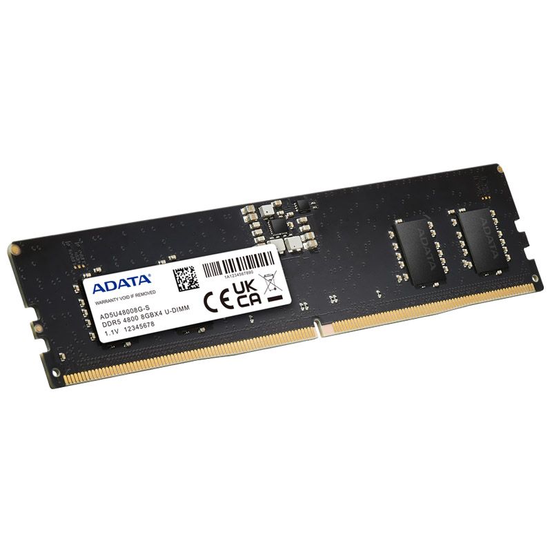 ADATA AD5U48008G module de mémoire 8 Go 1 x 8 Go DDR5 4800 MHz ECC Neuf - vue 3