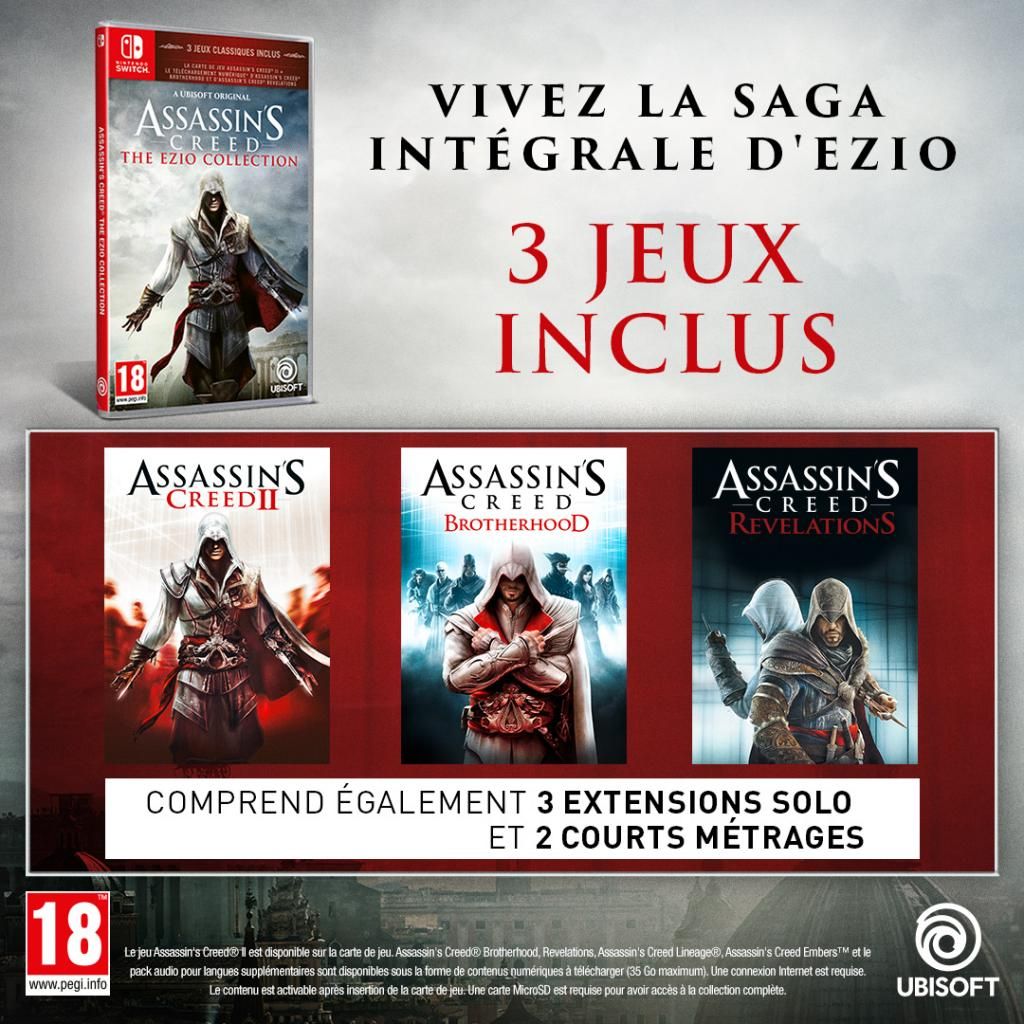 UBI SOFT FRANCE Assassin' Creed The Ezio Collection Nintendo Switch - vue 8
