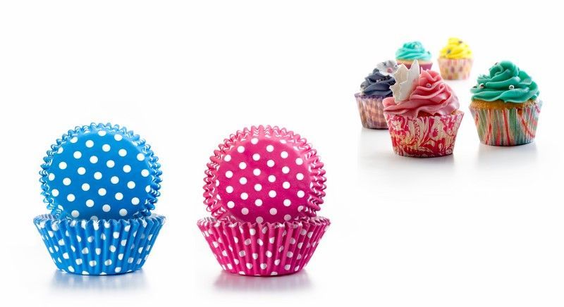 Capsule Cupcake + A Pois 50+50 Pcs