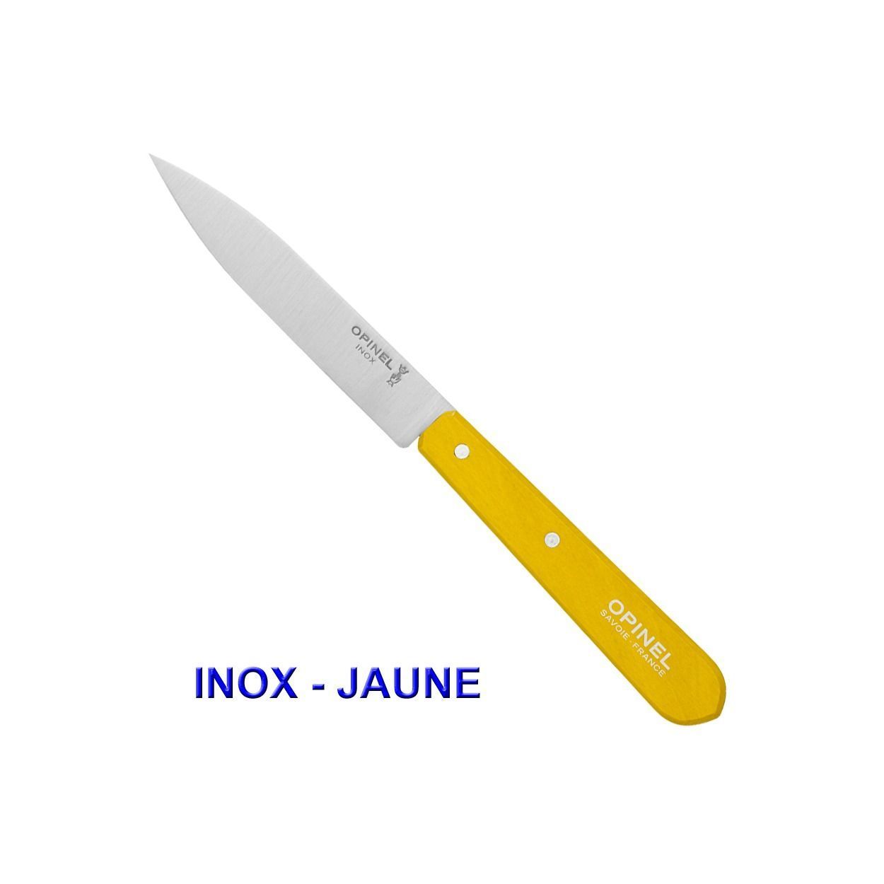 Opinel Couteau D'office N°112 Lame Lisse Inox Ou CarboneCouleur Au Choix - vue 5