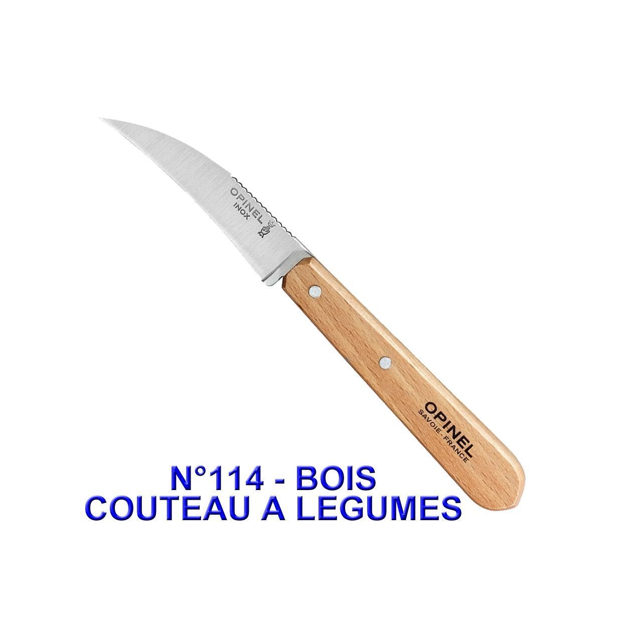 Couteaux Essentiels Du Cuisinier Opinel N° 115 Inox Modele Au Choix - vue 2