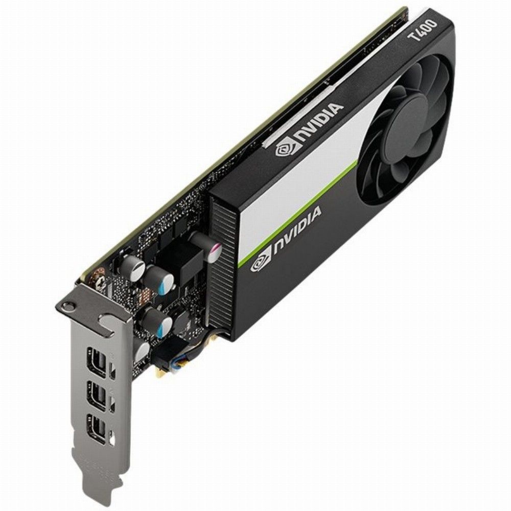 NVIDIA T400 4GB Carte graphique T400 4 Go GDDR6 PCIe 3.0 x16 profil bas 3 x Mini DisplayPort OEM