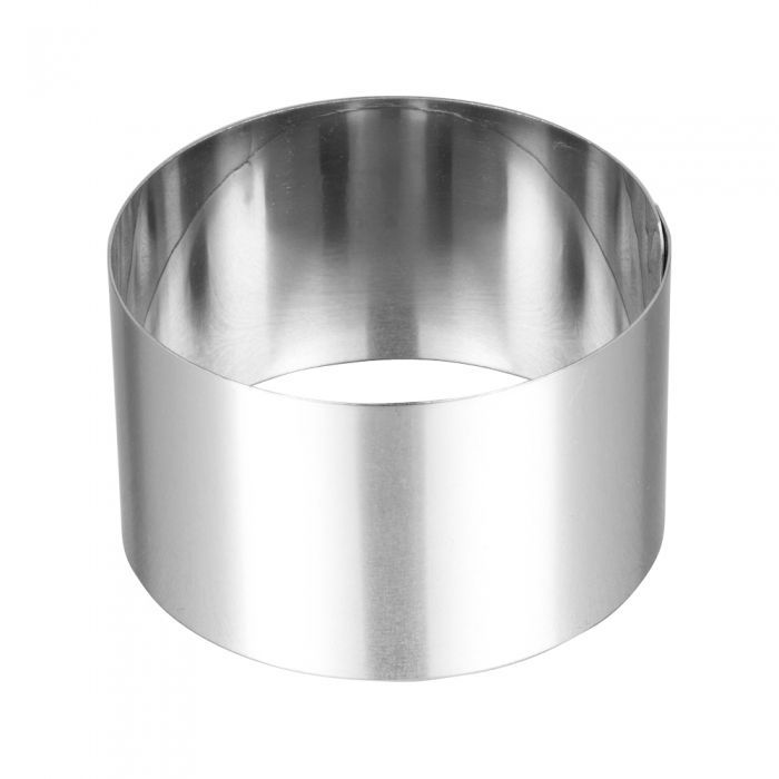 Cercle à mousse D : 10 x 4.5 cm inox - vue 2