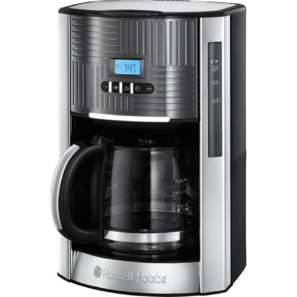 Russell Hobbs Geo Steel Collection 25270 56 Cafetière 12 tasses