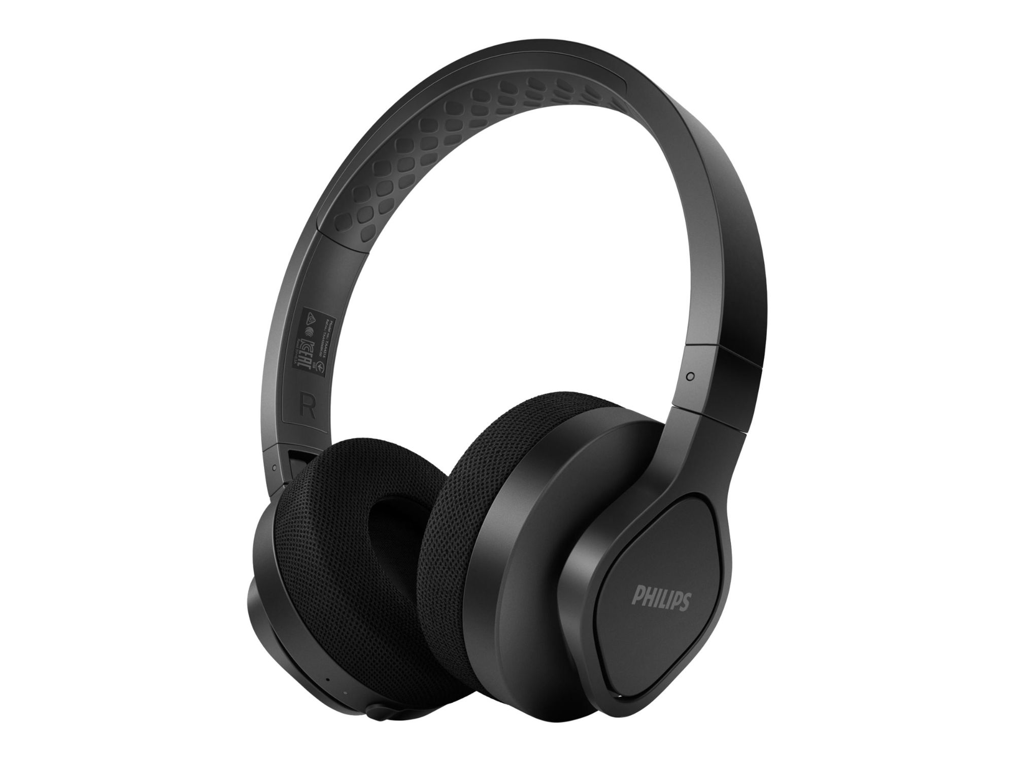 Philips GO TAA4216BK - Écouteurs avec micro - sur-oreille - Bluetooth - sans fil - noir