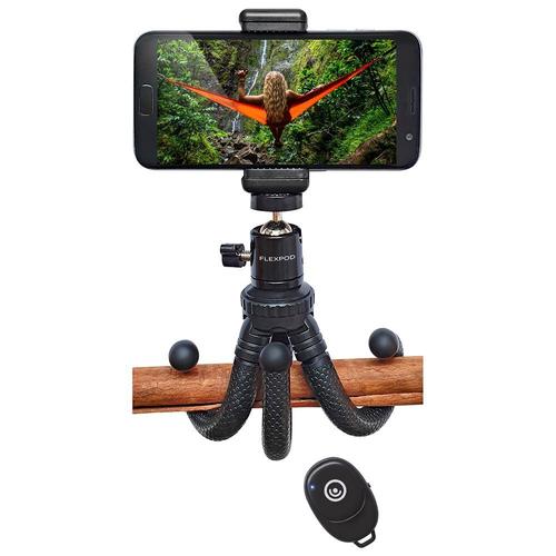 Trépied Flexible Pour Smartphone Clipeyz Flexpod Noir