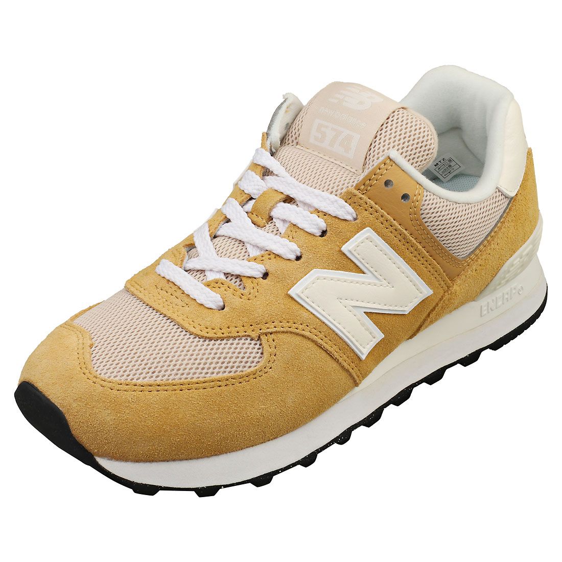 sneakers-new-balance-574-unisexe-cuir-et-textile-beige-blanc-37-1-2-rakuten-0197375740867