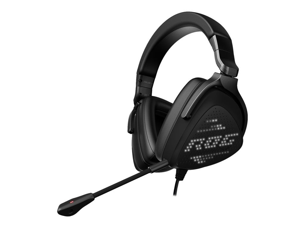 ASUS ROG Delta S Animate - Micro-casque - circum-aural - filaire - USB, USB-C - noir