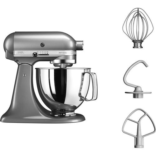 Kitchenaid Artisan 5Ksm125Ecu - Robot Pã¢Tissier - 300 Watt - Gris Argentã©