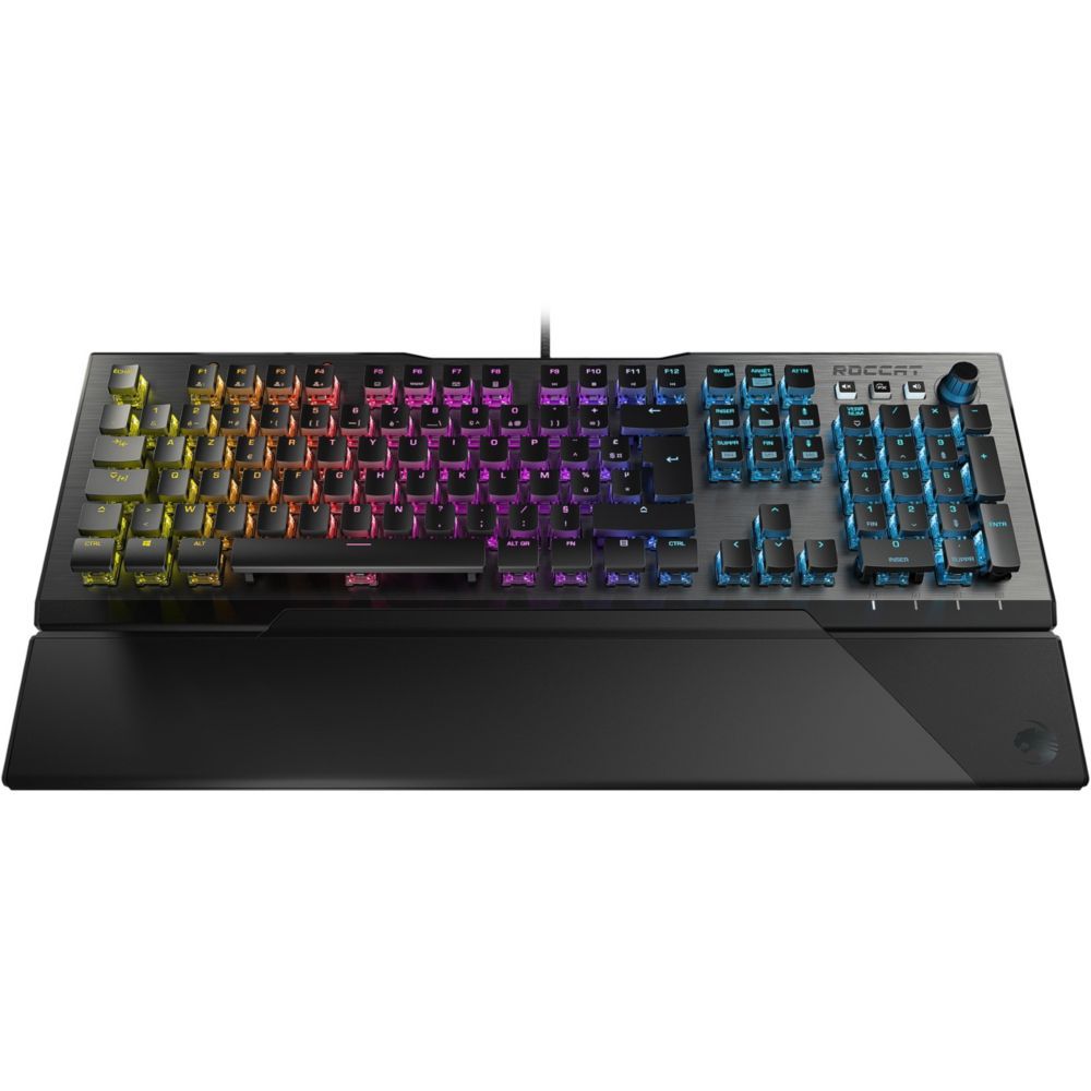 ROCCAT VULCAN 120 AIMO Clavier avec roue médias rétroéclairé USB