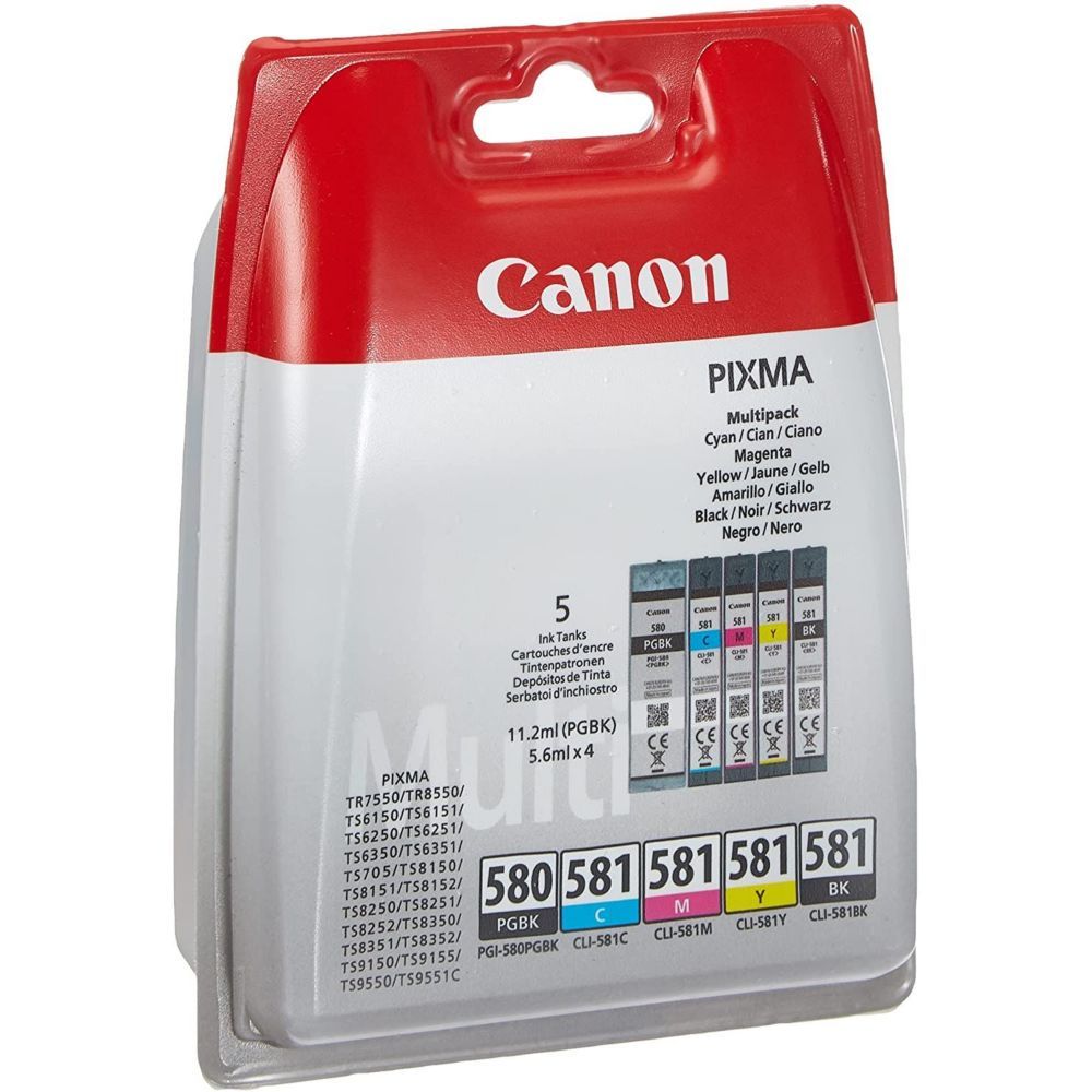 Pack De Cartouches D'encre pgi 580 Et Couleur cli 581 Canon