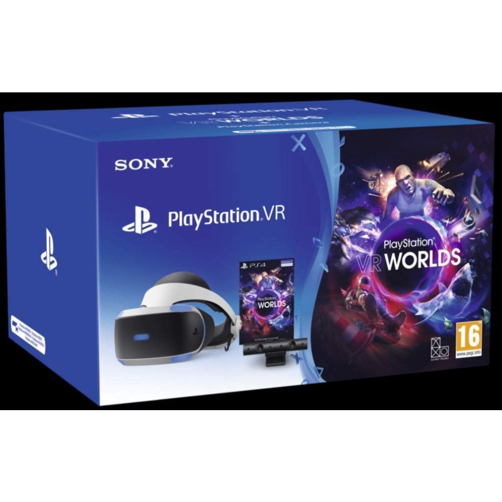 Casque Playstation Vr Mk5 + Camera V2 + Vr Worlds Voucher