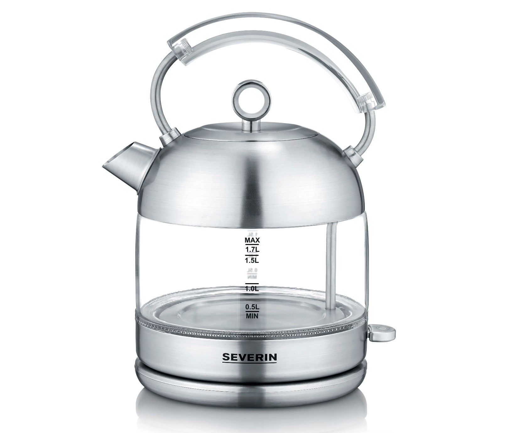 Bouilloire rétro en verre Severin WK 3459