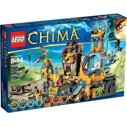 Lego Legends Of Chima - Playthèmes - 70010 - Jeu De Construction - Le Temple De La Tribu Lion
