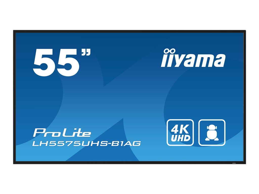 Iiyama LH5575UHS B1AG 54.6 4KIPSAndroidRJ45WIFI - vue 2