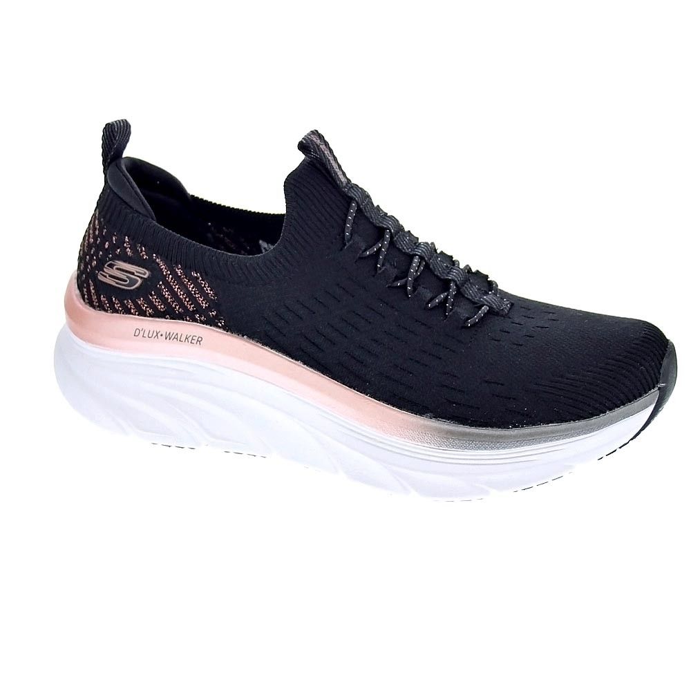 Skechers D Lux Baskets Basses Femme Noir - 39