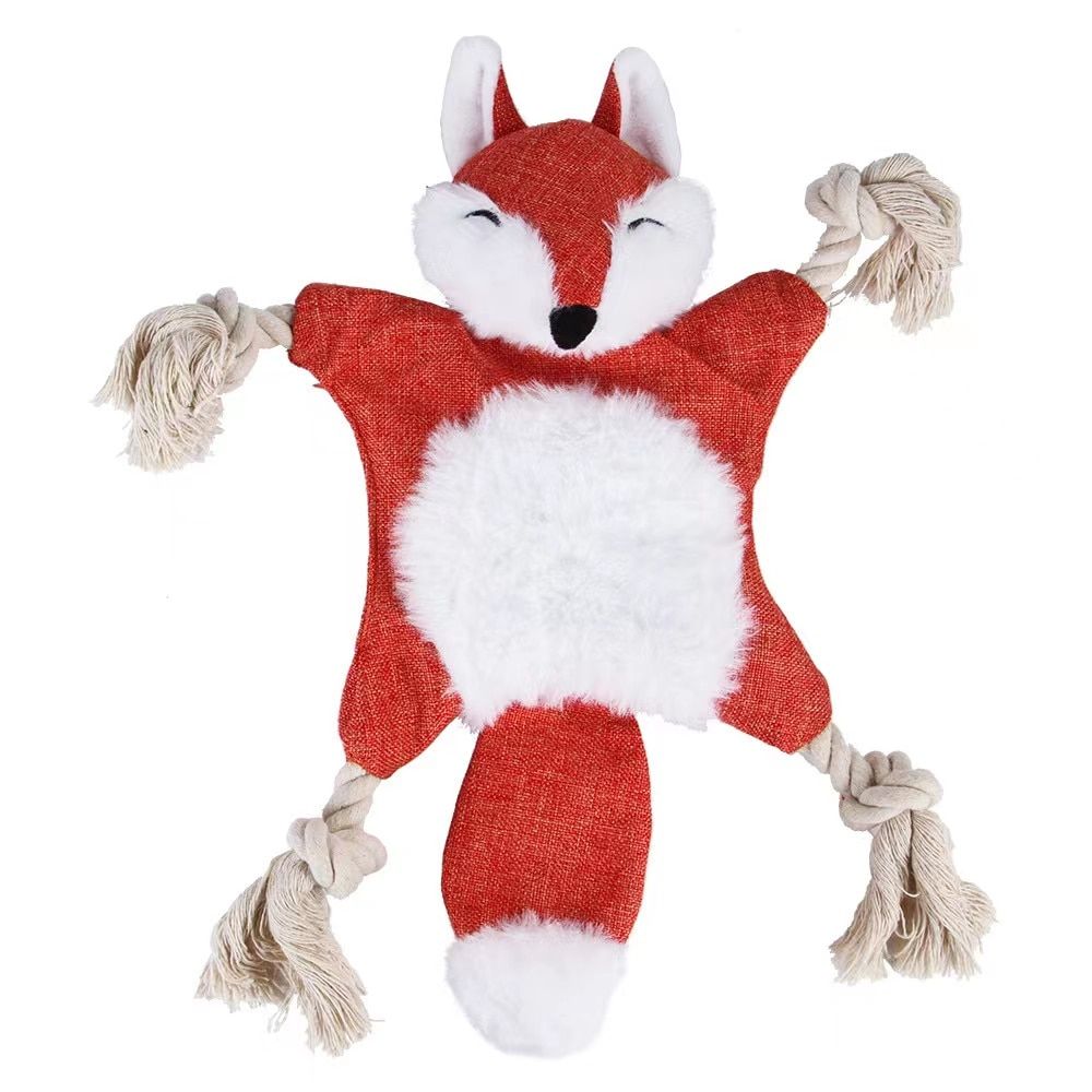 Jouets En Peluche Pour Chiens,Fournitures Pour Animaux De Compagnie,Durable Et Morsure - Type Rouge-S