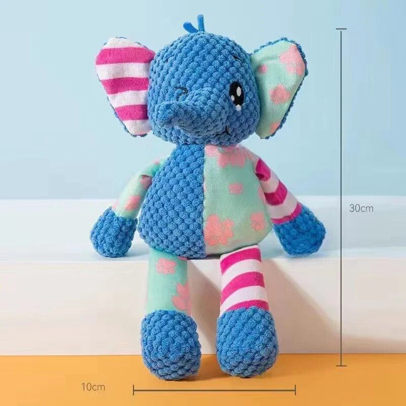 Comparer les prix de Jouet En Peluche En Velours Côtelé Pour Chiens,Forme D'animaux,Degré De Morsure,Jouets Grinçants,Petits Et Grands Chiens,Accessoires D'entraînement Pour Chiots - Type Blue Coggiri