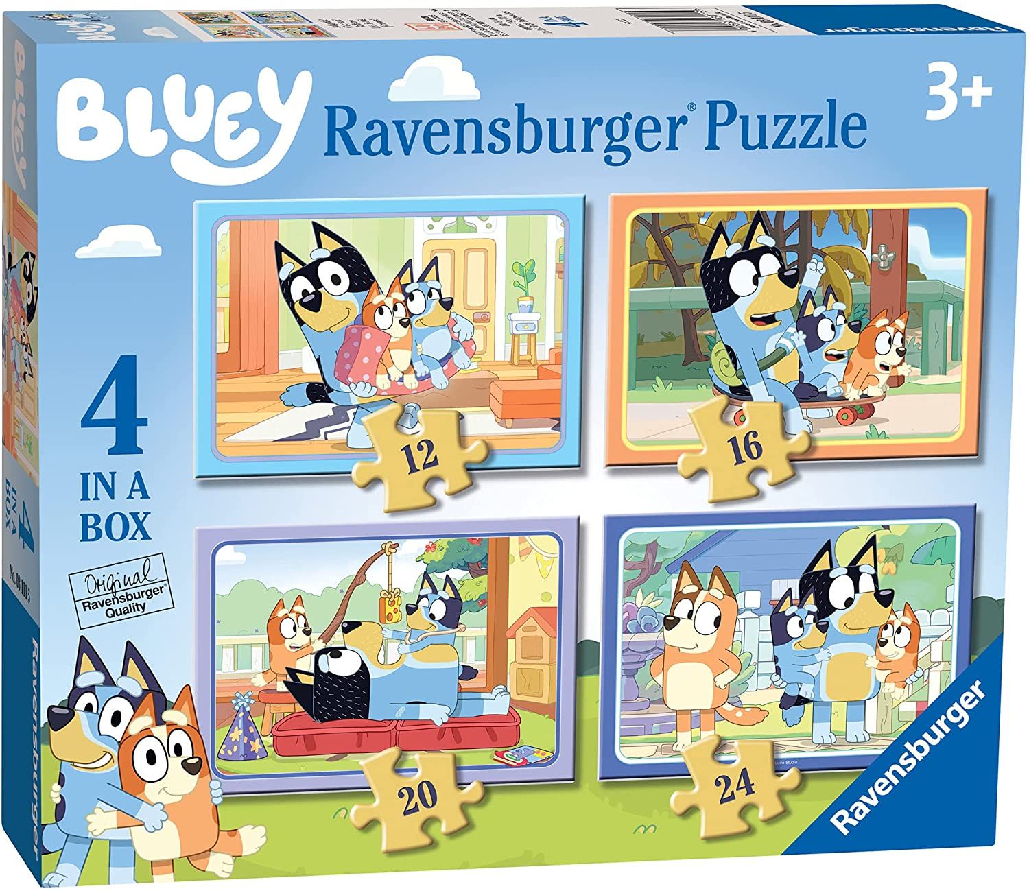 Ravensburger 4 Dans Une Boîte Puzzles Bluey