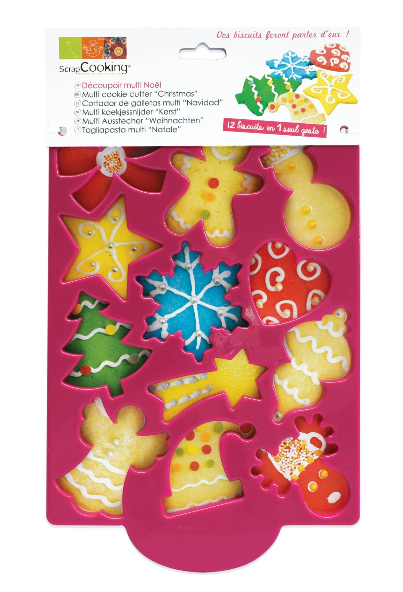 Plaque decoupoir ''Noel'' - vue 2