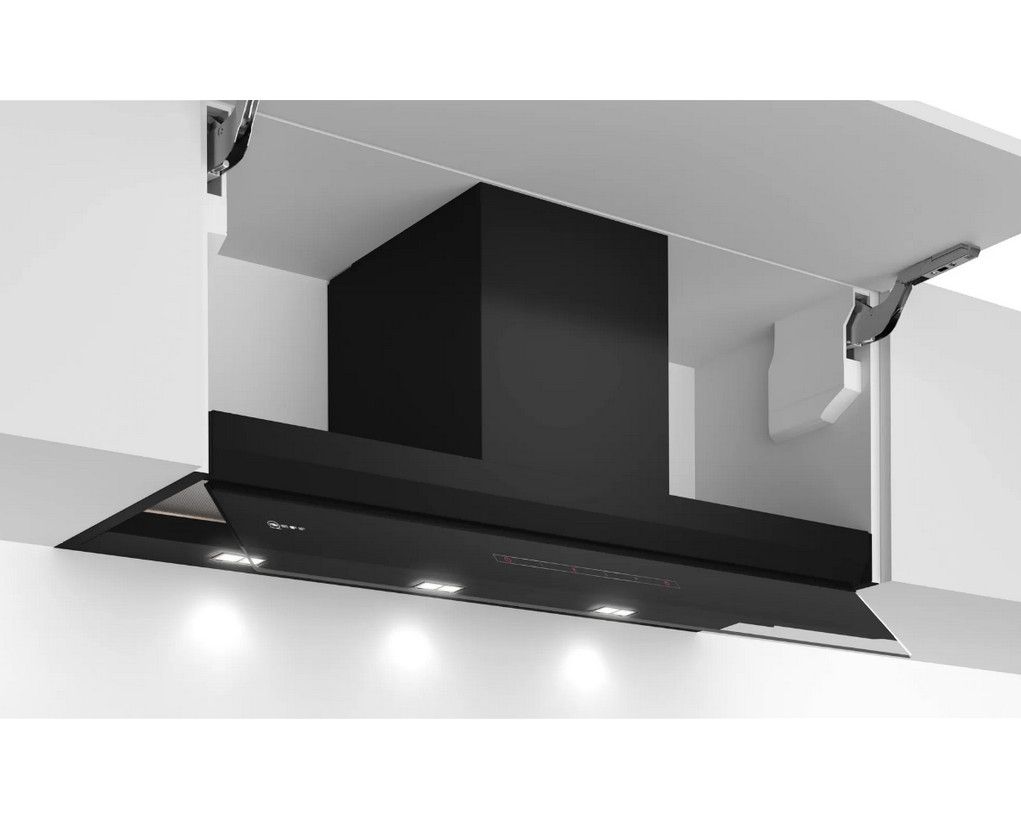 neff hotte box intégrée 90cm 460m3h d95xam2s0